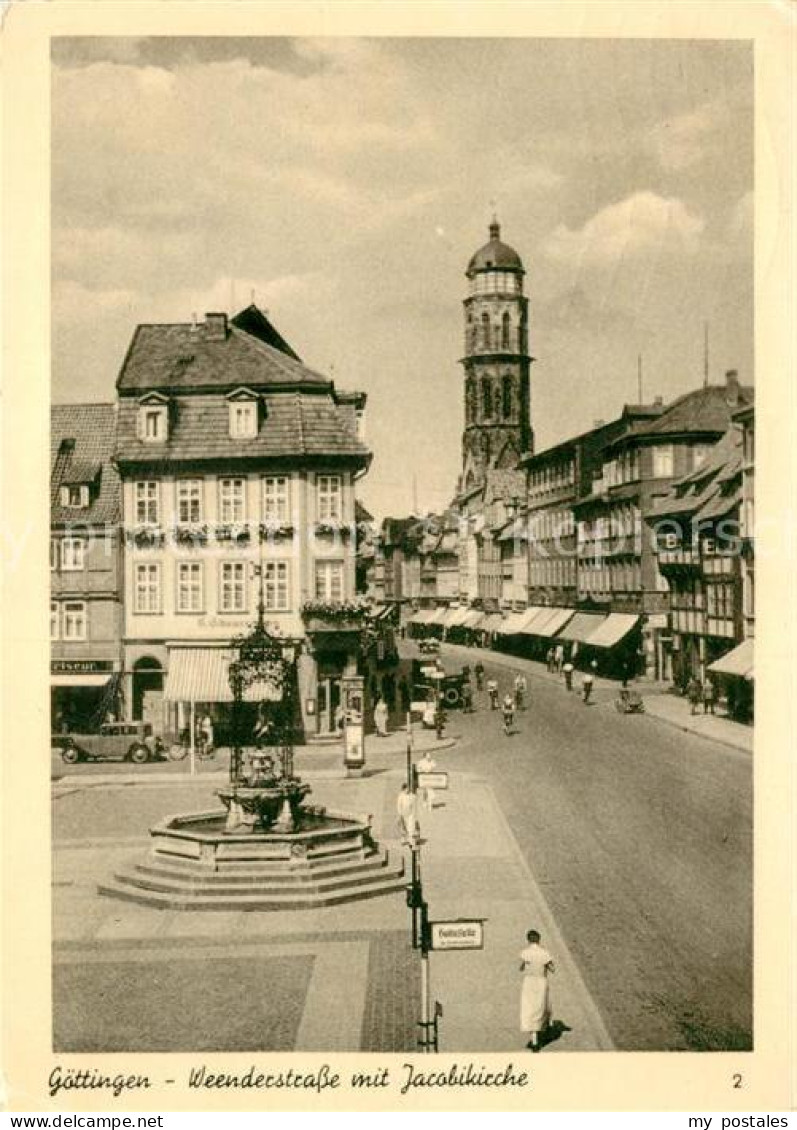 73103365 Goettingen Niedersachsen Weenderstrasse Jacobikirche Goettingen Nieders - Goettingen