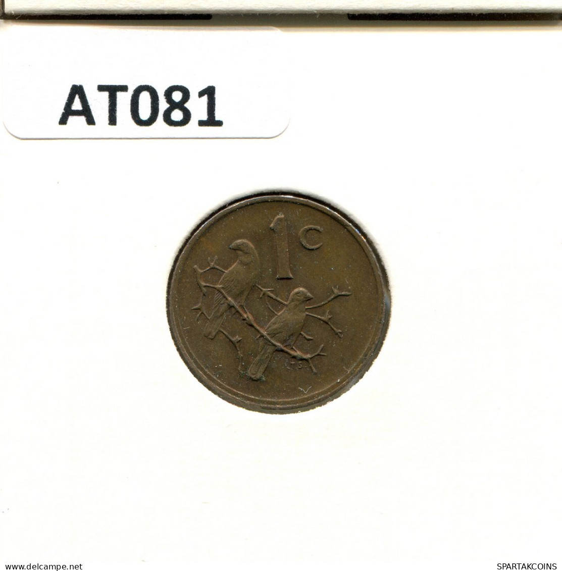 1 CENT 1977 SOUTH AFRICA Coin #AT081.U.A - Afrique Du Sud