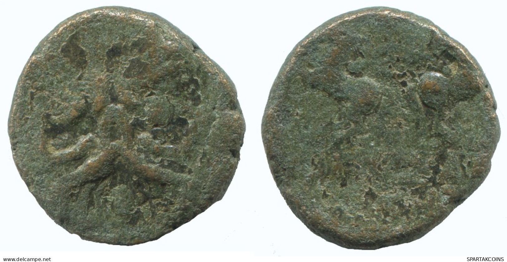 Authentique ORIGINAL GREC ANCIEN Pièce 5.6g/18mm #AA049.13.F.A - Griechische Münzen