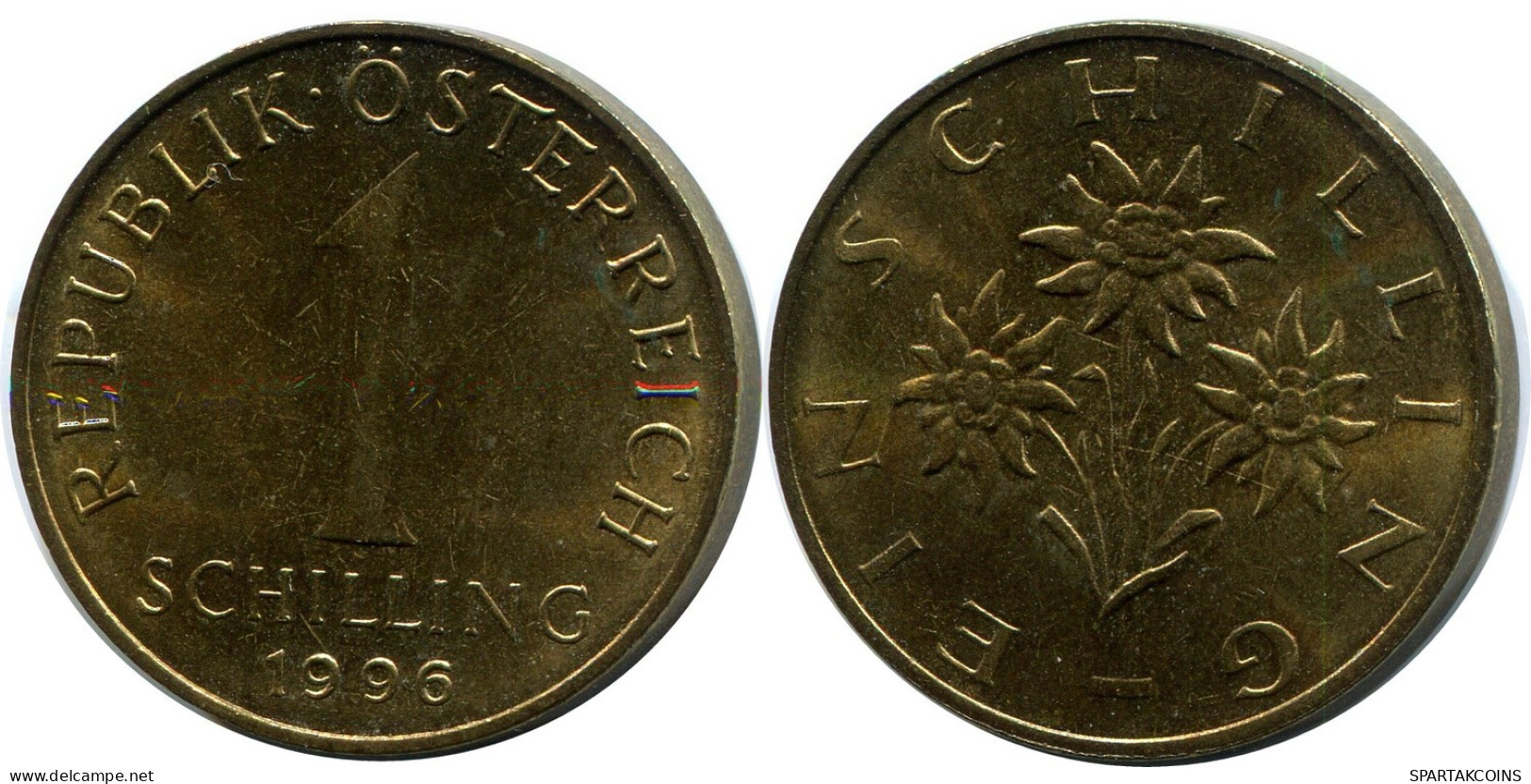 1 SCHILLING 1996 AUSTRIA Coin #AZ556.U.A - Oostenrijk