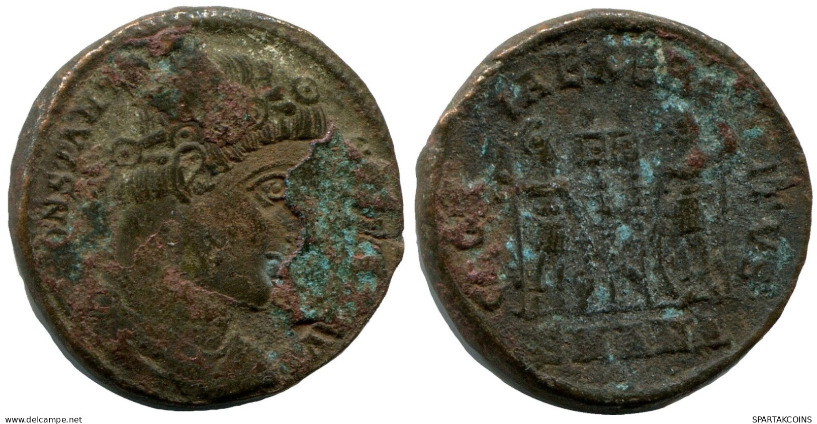 CONSTANTINE I MINTED IN ANTIOCH FOUND IN IHNASYAH HOARD EGYPT #ANC10618.14.D.A - The Christian Empire (307 AD To 363 AD)