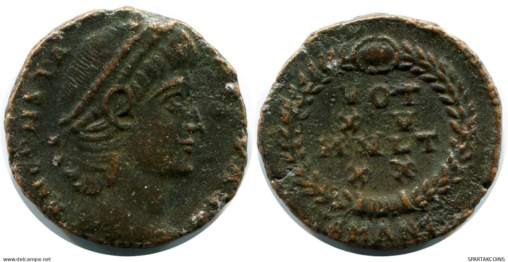 CONSTANS MINTED IN ANTIOCH FOUND IN IHNASYAH HOARD EGYPT #ANC11824.14.D.A - L'Empire Chrétien (307 à 363)