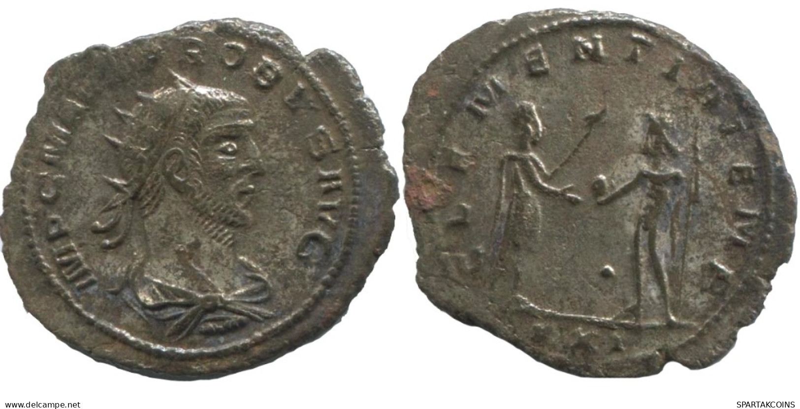 PROBUS ANTONINIANUS Siscia ( / XXI) AD 282 CLEMENTIA TEMP #ANT1860.48.F.A - The Military Crisis (235 AD To 284 AD)