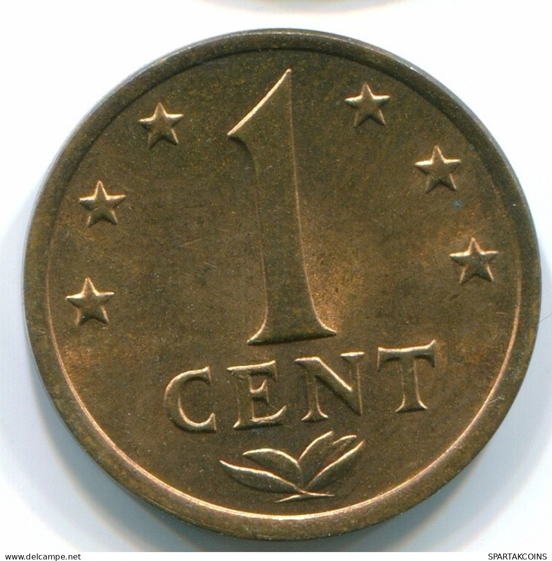 1 CENT 1976 NETHERLANDS ANTILLES Bronze Colonial Coin #S10693.U.A - Antille Olandesi