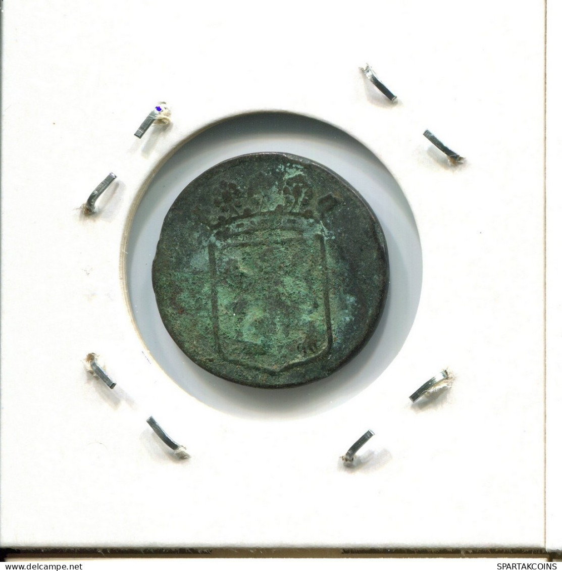 1751 HOLLAND VOC DUIT NIEDERLANDE OSTINDIEN NY COLONIAL PENNY #VOC2667.7.D.A - Indie Olandesi