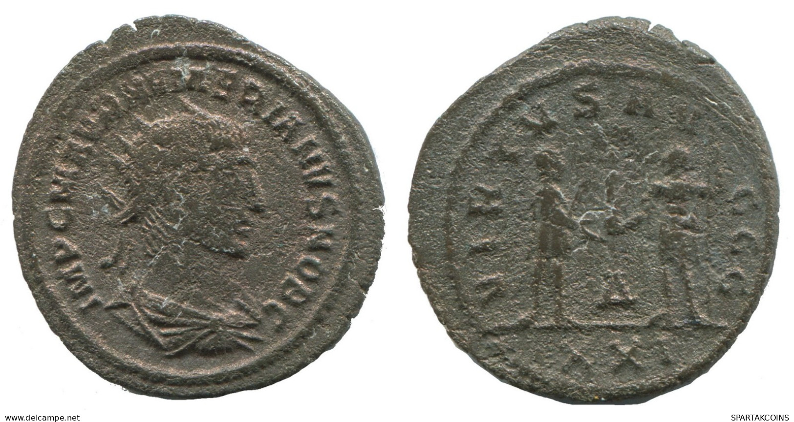 NUMERIAN ANTONINIANUS Antiochia Δ/xxi Virtus AVGG 3.2g/22mm #NNN1769.18.U.A - Der Soldatenkaiser (die Militärkrise) (235 / 284)