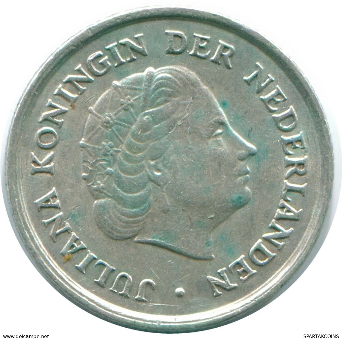 1/10 GULDEN 1966 NIEDERLÄNDISCHE ANTILLEN SILBER Koloniale Münze #NL12910.3.D.A - Antilles Néerlandaises