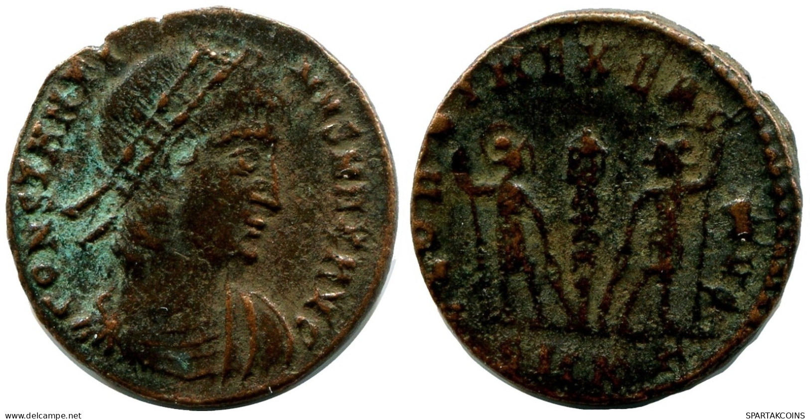 CONSTANTINE I MINTED IN CYZICUS FOUND IN IHNASYAH HOARD EGYPT #ANC11026.14.F.A - The Christian Empire (307 AD To 363 AD)