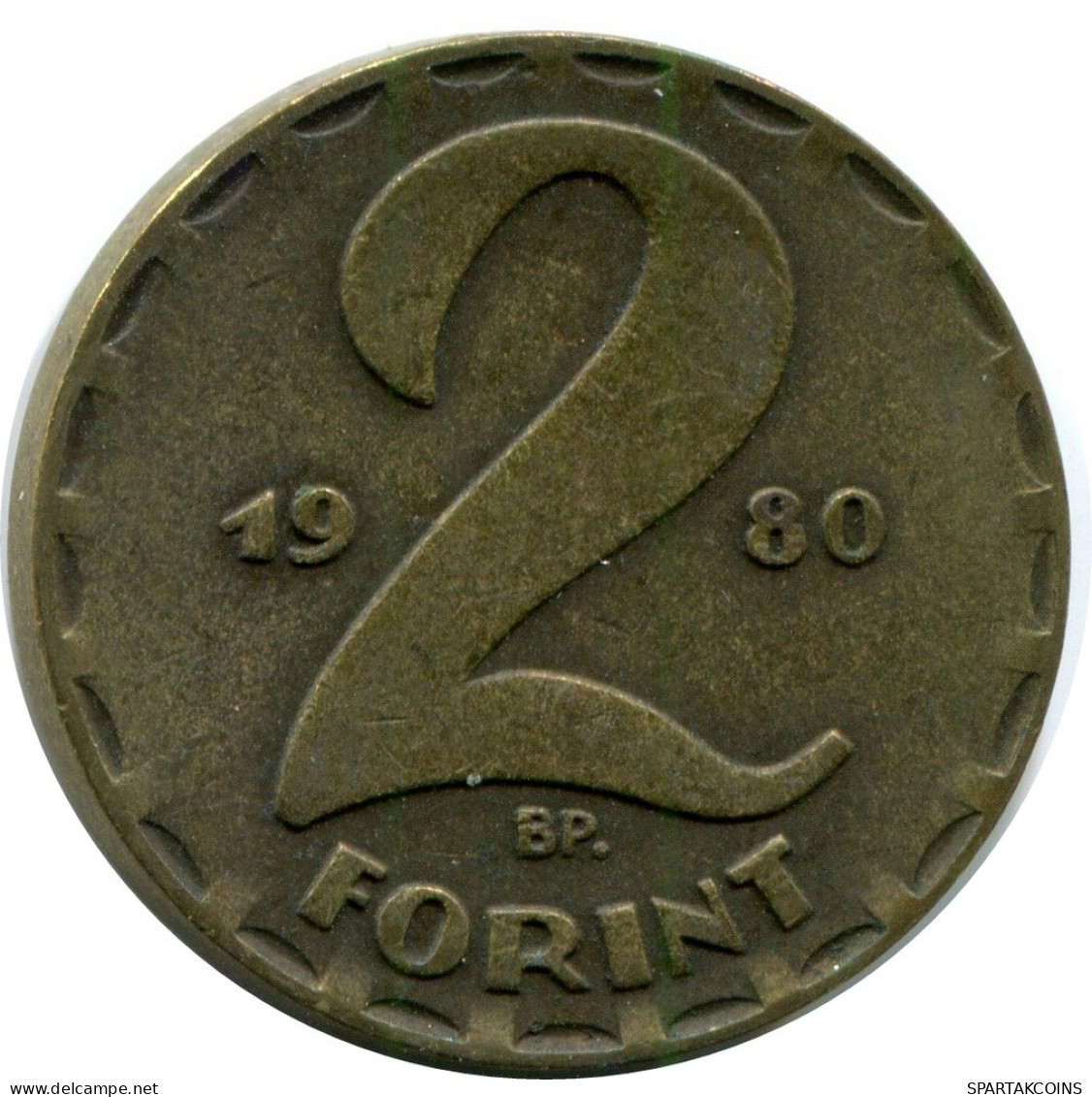 2 FORINT 1980 SIEBENBÜRGEN HUNGARY Münze #AY633.D.A - Hongrie