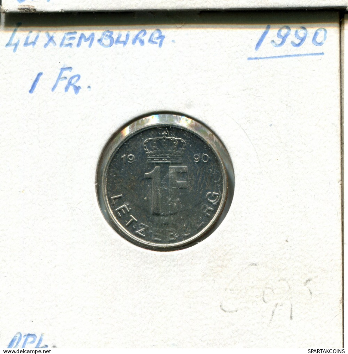 1 FRANC 1990 LUXEMBOURG Coin #AT225.U.A - Luxembourg