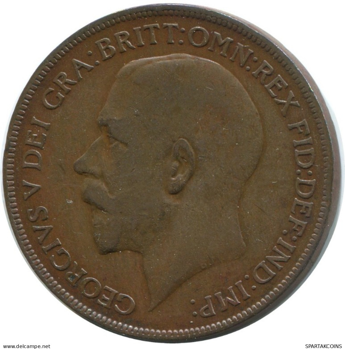 PENNY 1921 UK GBAN BRETAÑA GREAT BRITAIN Moneda #AG878.1.E.A - D. 1 Penny