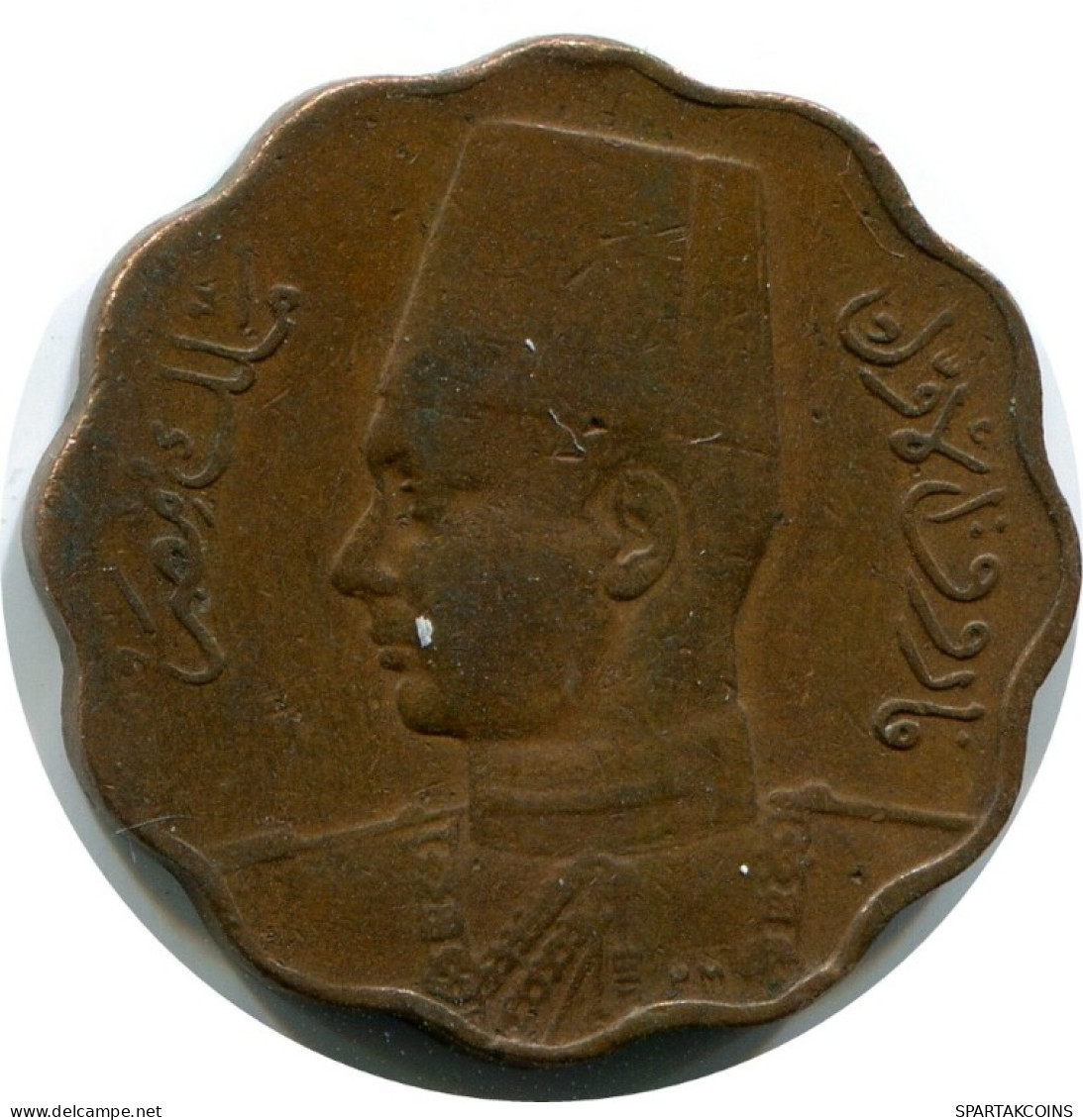 5 MILLIEMES 1943 EGYPT Islamic Coin #AK255.U.A - Egypt