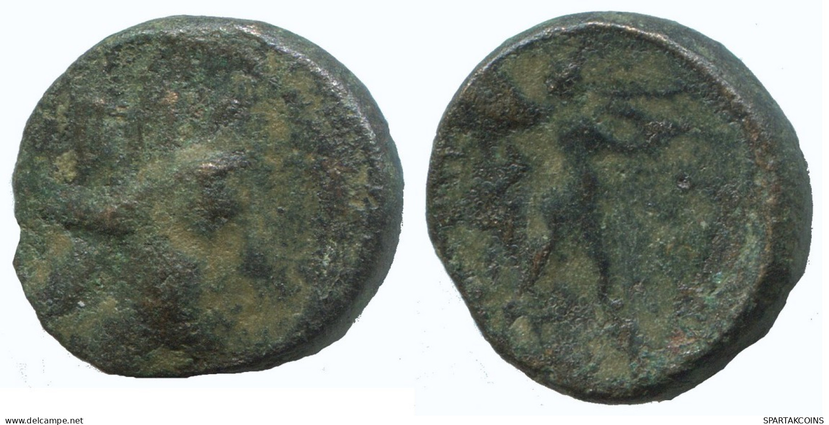 Authentic Original Ancient GREEK Coin 3g/15mm #NNN1414.9.U.A - Griechische Münzen