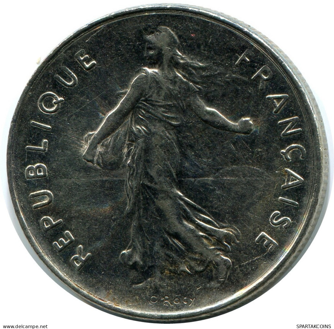 5 FRANCS 1990 FRANCIA FRANCE Moneda #AZ381.E.A - 5 Francs