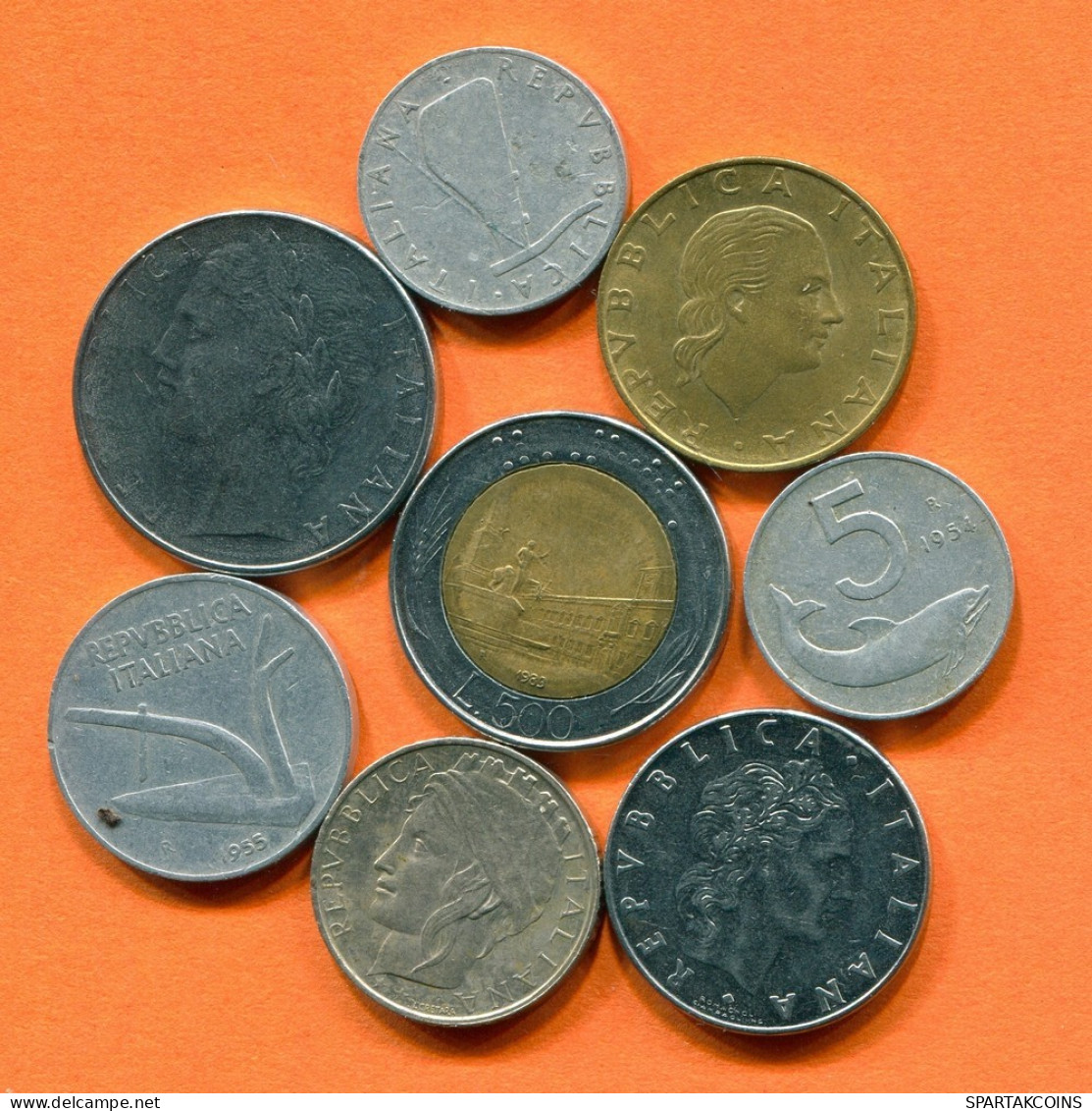 ITALY Coin Collection Mixed Lot #L10435.1.U.A - Otros & Sin Clasificación