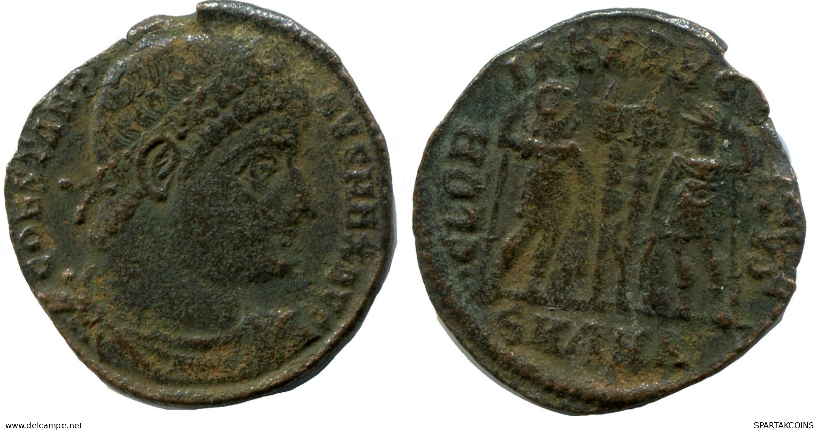 CONSTANTINE I MINTED IN ANTIOCH FOUND IN IHNASYAH HOARD EGYPT #ANC10645.14.U.A - L'Empire Chrétien (307 à 363)