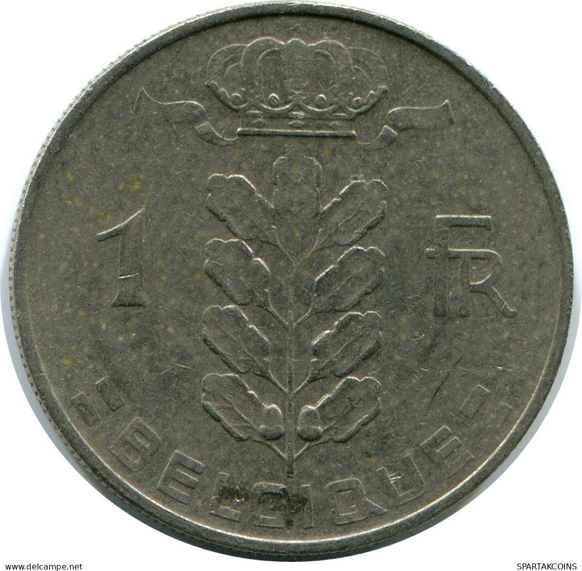 1 FRANC 1971 FRENCH Text BELGIUM Coin #AZ344.U.A - 1 Franc