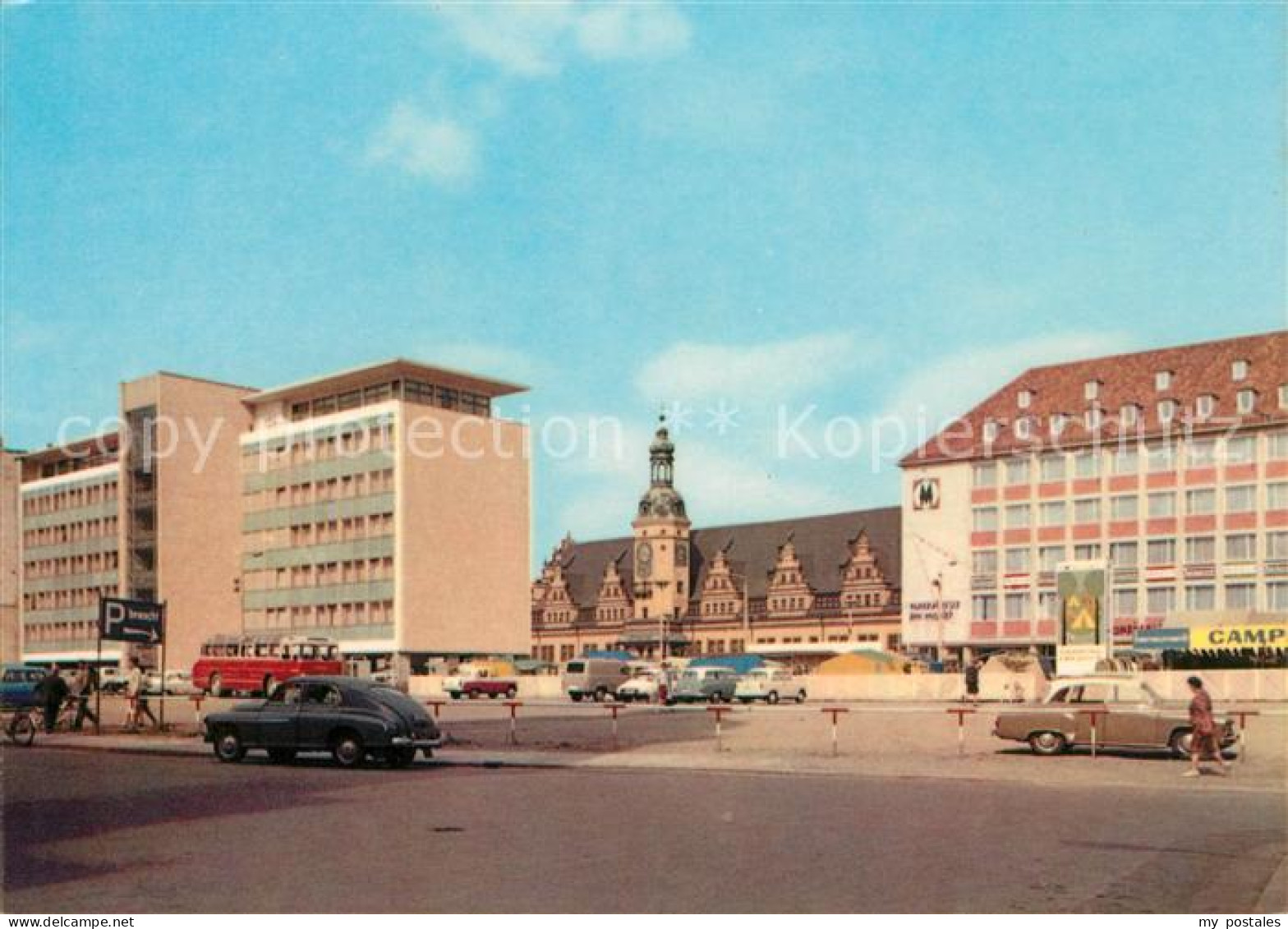 73103315 Leipzig Altes Rathaus Messeamt Und Messehaus Am Markt Leipzig - Leipzig