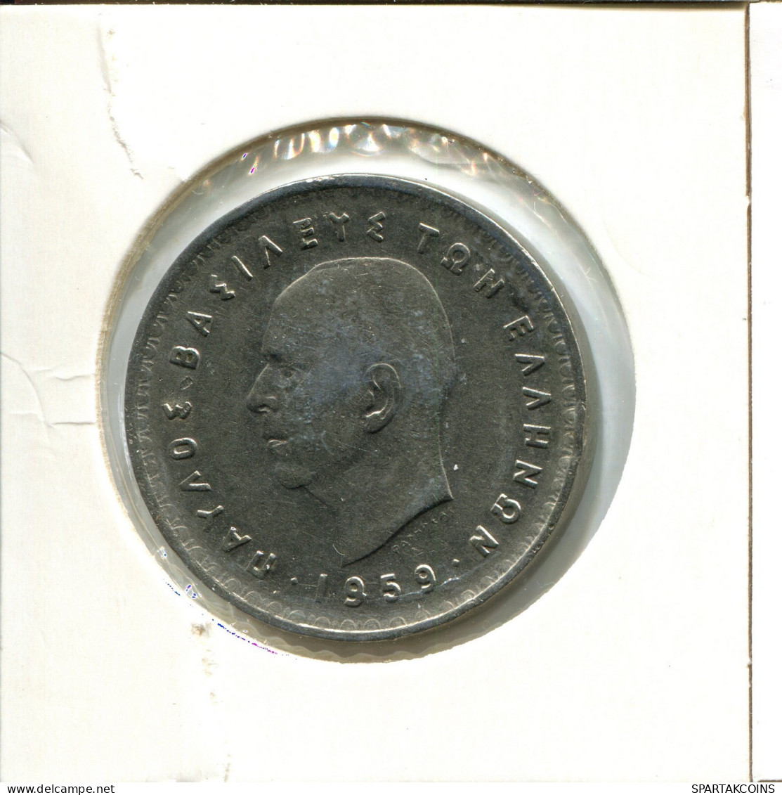 10 DRACHMES 1959 GREECE Coin #AX646.U.A - Griechenland