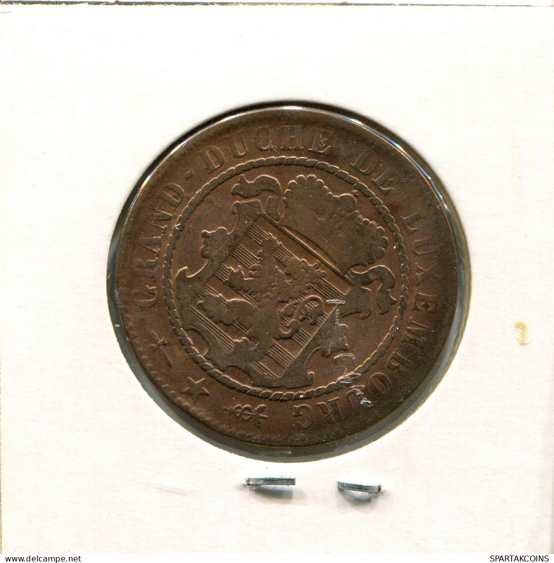 10 CENTIMES 1870 LUXEMBURG LUXEMBOURG Münze #AT180.D.A - Luxembourg