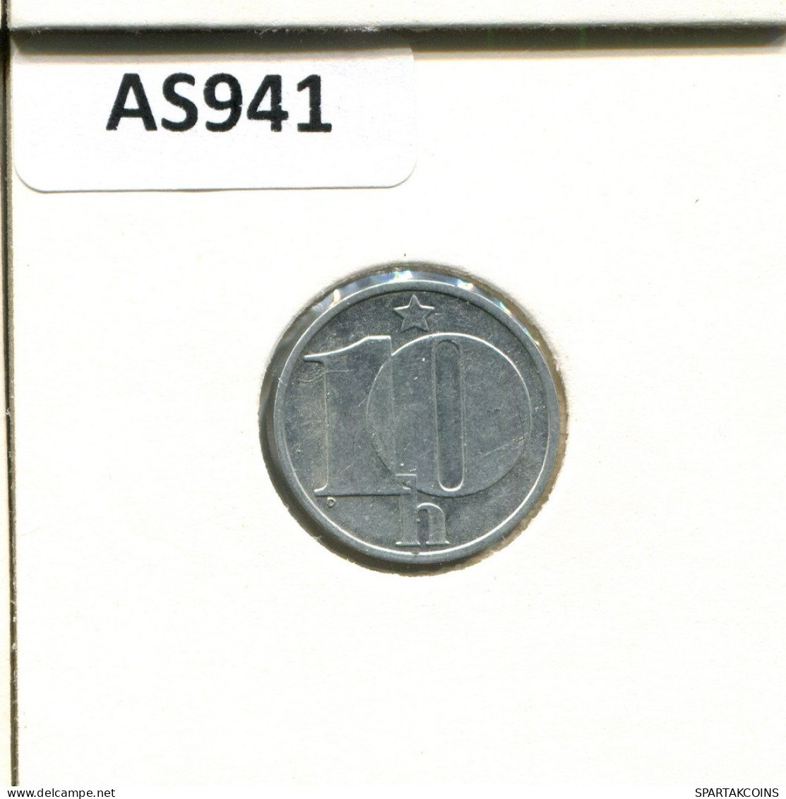10 HALERU 1985 CZECHOSLOVAKIA Coin #AS941.U.A - Czechoslovakia