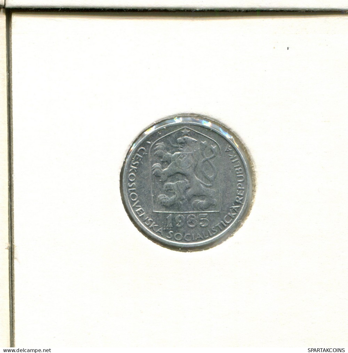 10 HALERU 1985 CZECHOSLOVAKIA Coin #AS941.U.A - Tschechoslowakei