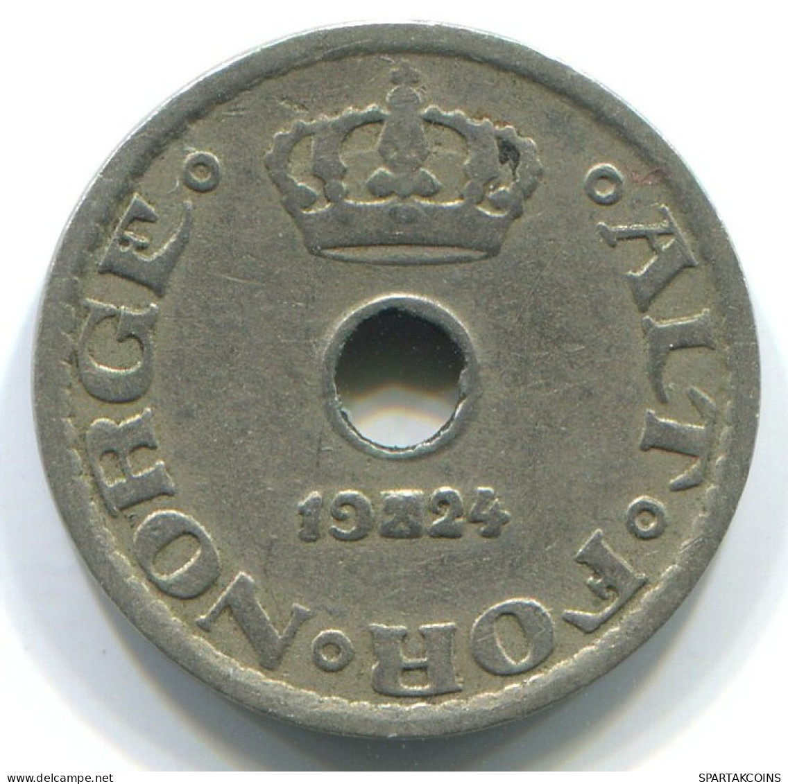 10 ORE 1924 NORWEGEN NORWAY Münze #WW1050.D.A - Noorwegen