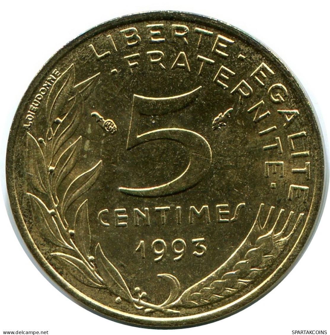 5 CENTIMES 1993 FRANCE Pièce #AZ385.F.A - 5 Centimes