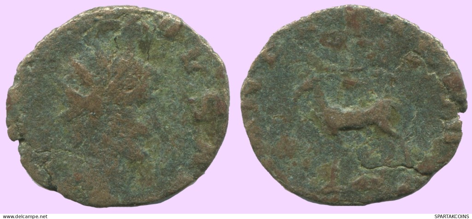 LATE ROMAN IMPERIO Follis Antiguo Auténtico Roman Moneda 1.3g/17mm #ANT2082.7.E.A - The End Of Empire (363 AD To 476 AD)