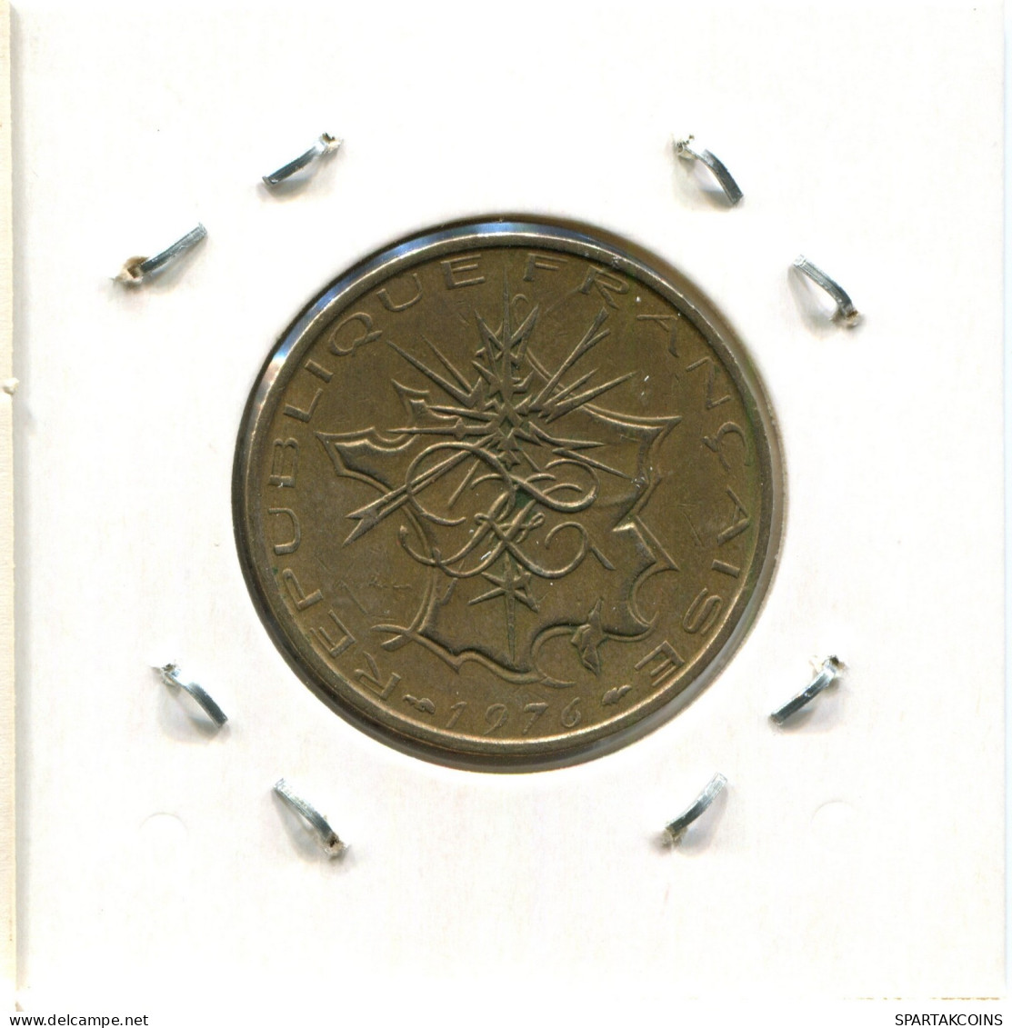 1 FRANC 1976 FRANKREICH FRANCE Französisch Münze #AW424.D.A - 1 Franc