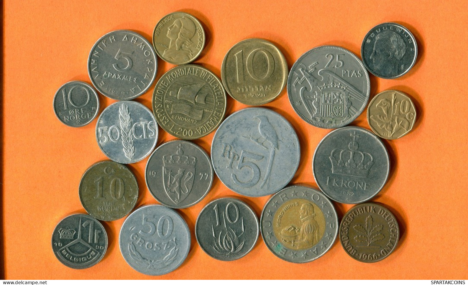 Collection MUNDO Moneda Lote Mixto Diferentes PAÍSES Y REGIONES #L10091.2.E.A - Autres & Non Classés