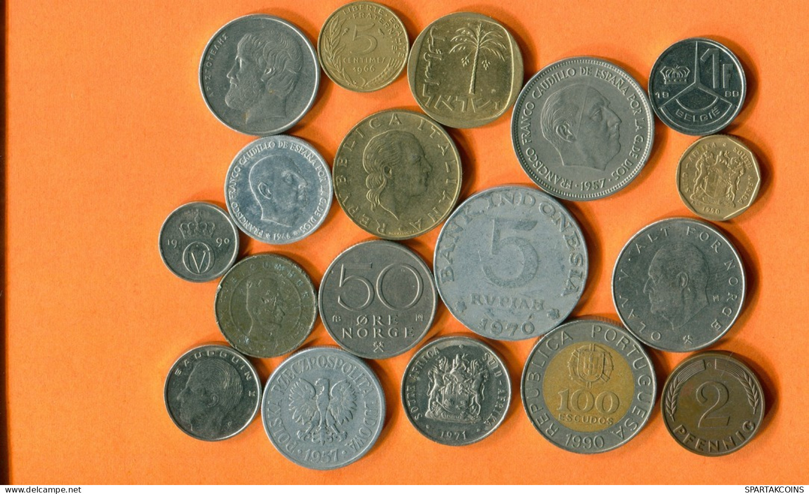 Collection MUNDO Moneda Lote Mixto Diferentes PAÍSES Y REGIONES #L10091.2.E.A - Andere & Zonder Classificatie