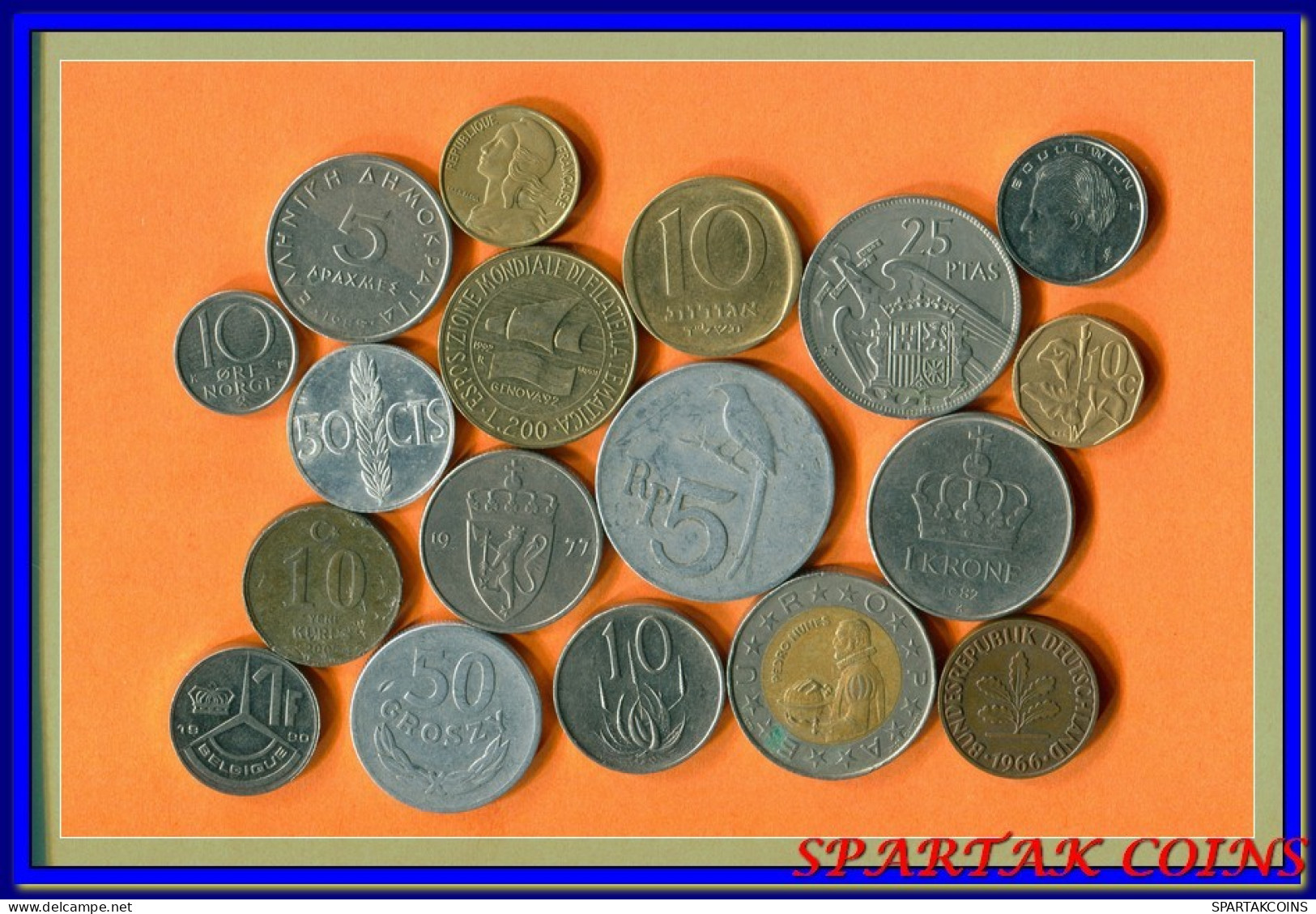 Collection MUNDO Moneda Lote Mixto Diferentes PAÍSES Y REGIONES #L10091.2.E.A - Other & Unclassified