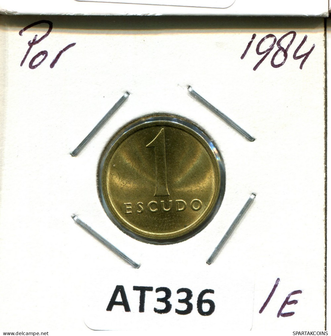 1 ESCUDO 1984 PORTUGAL Moneda #AT336.E.A - Portugal