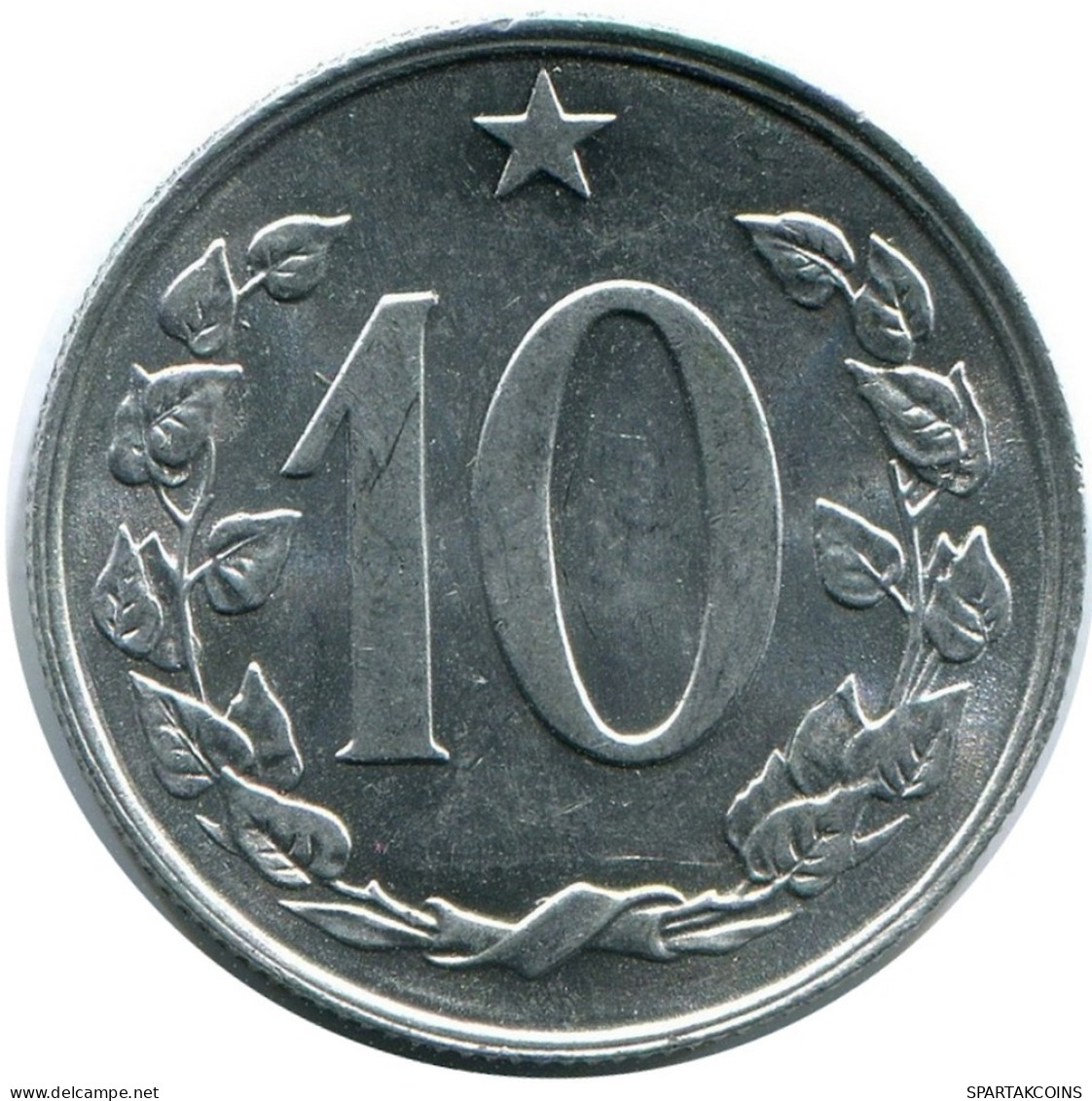 10 HALERU 1969 CZECHOSLOVAKIA Coin #AR224.U.A - Tschechoslowakei
