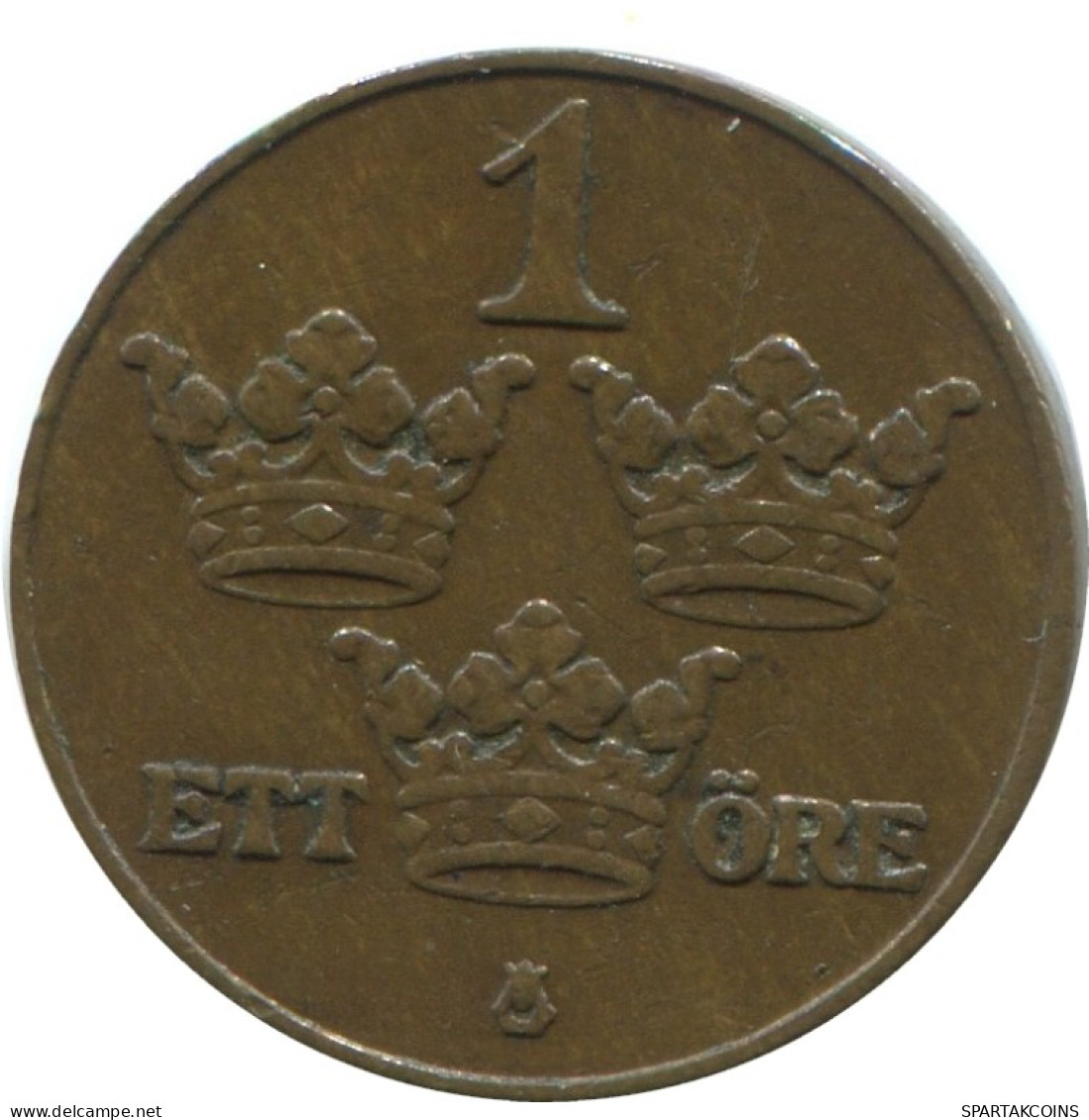 1 ORE 1922 SWEDEN Coin #AD339.2.U.A - Suecia