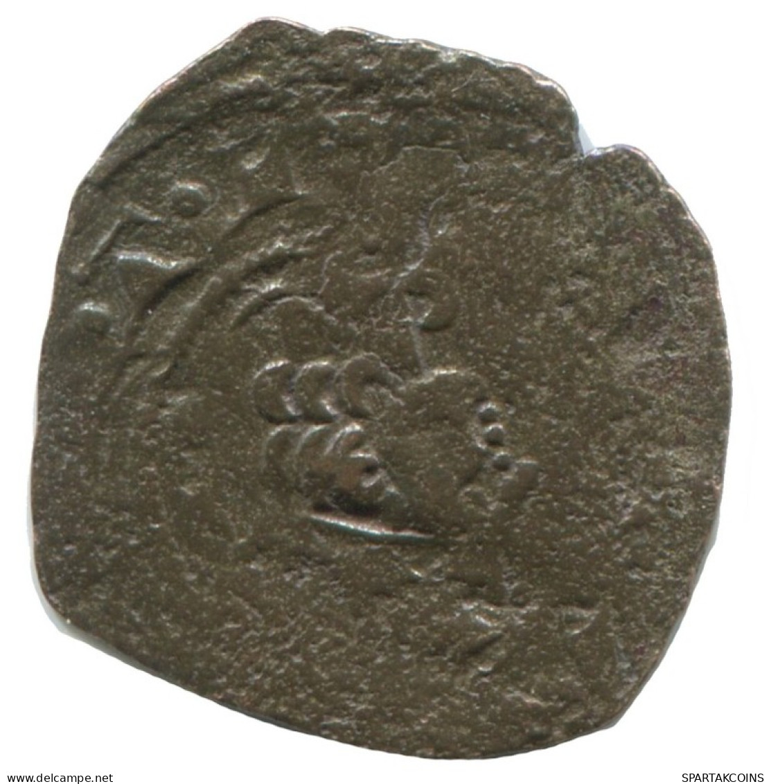 CRUSADER CROSS Authentic Original MEDIEVAL EUROPEAN Coin 0.7g/17mm #AC316.8.U.A - Sonstige – Europa