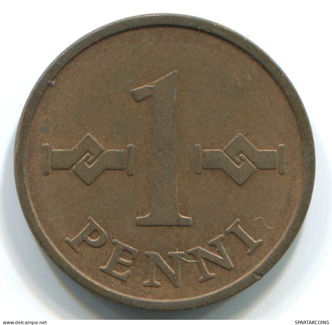 1 PENNI 1963 FINLANDIA FINLAND Moneda #WW1121.E.A - Finland