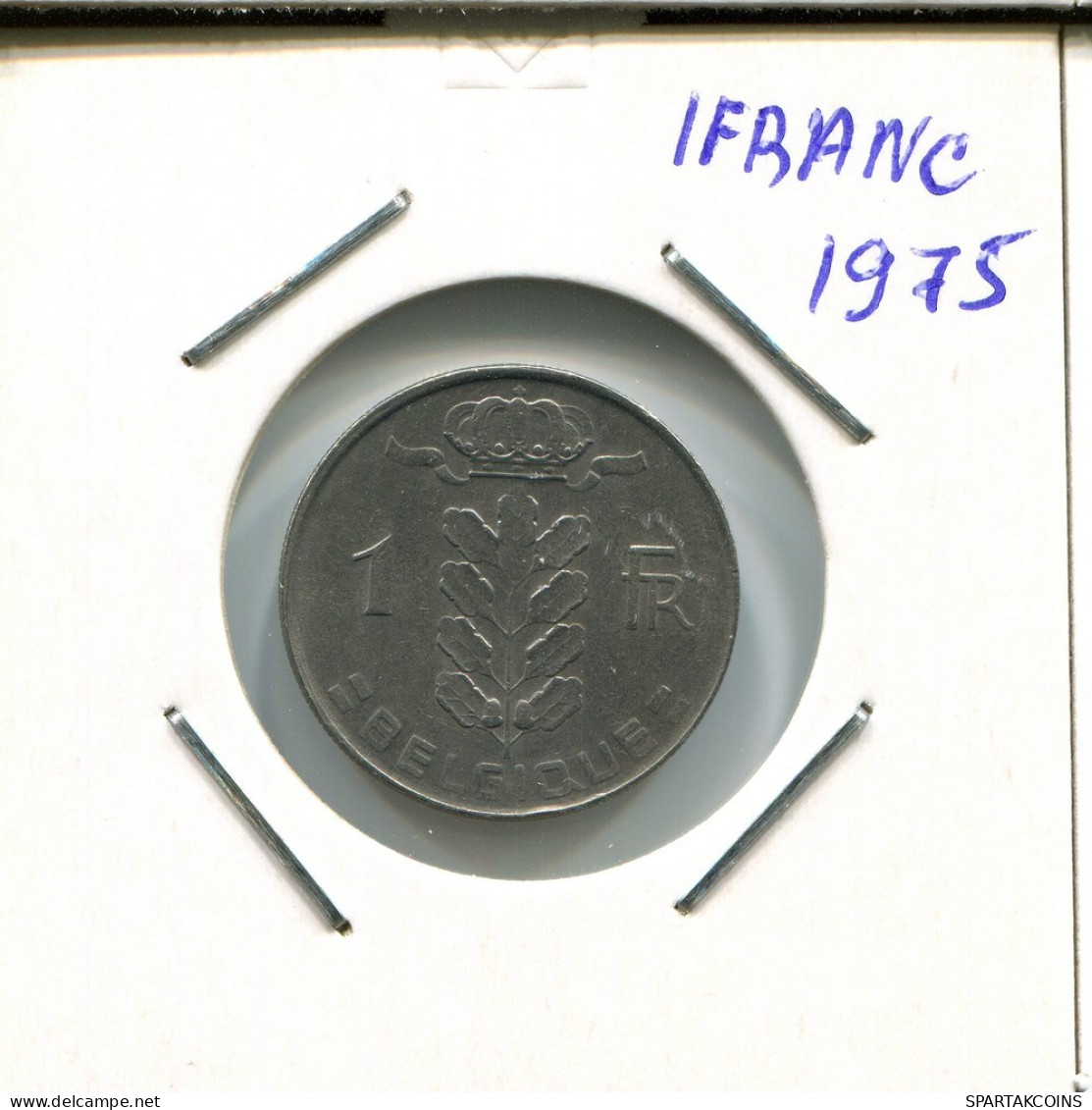1 FRANC 1975 FRENCH Text BÉLGICA BELGIUM Moneda #AR291.E.A - 1 Franc