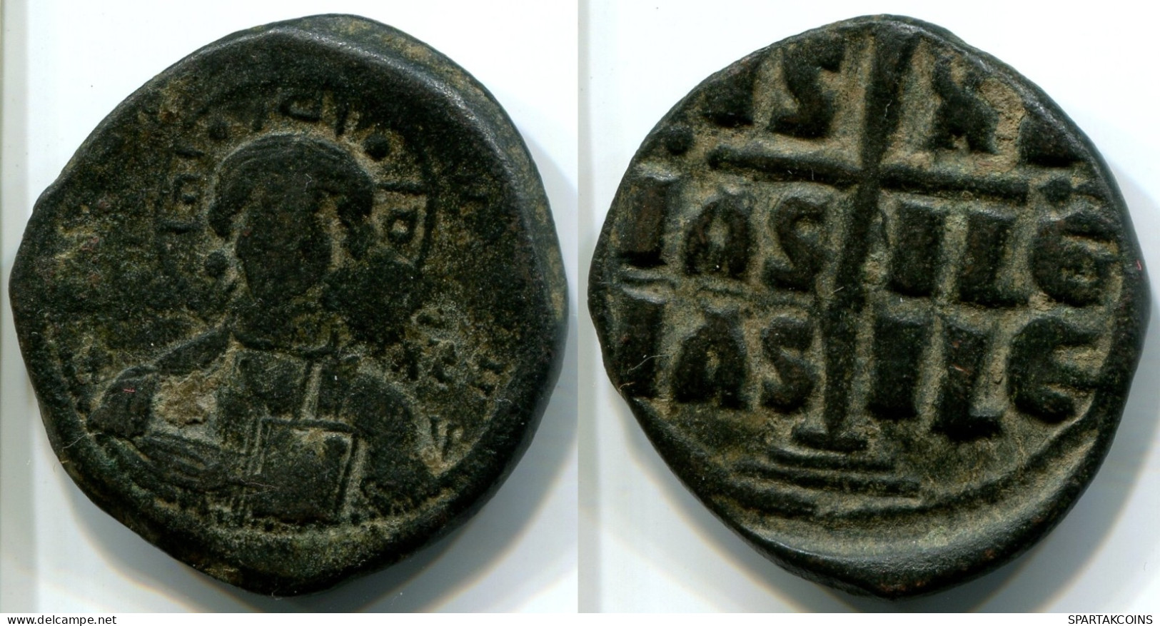 ROMANUS III 1028/34 AD ANONYMOUS FOLLIS CONSTANTINOPLE BYZANTIN #ANC12175.45.F.A - Byzantine