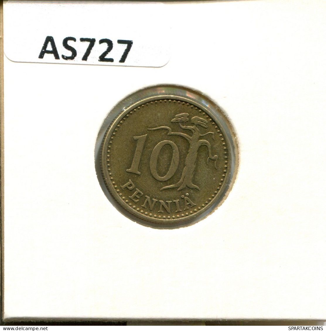 10 PENNYA 1963 FINLAND Coin #AS727.U.A - Finlandia