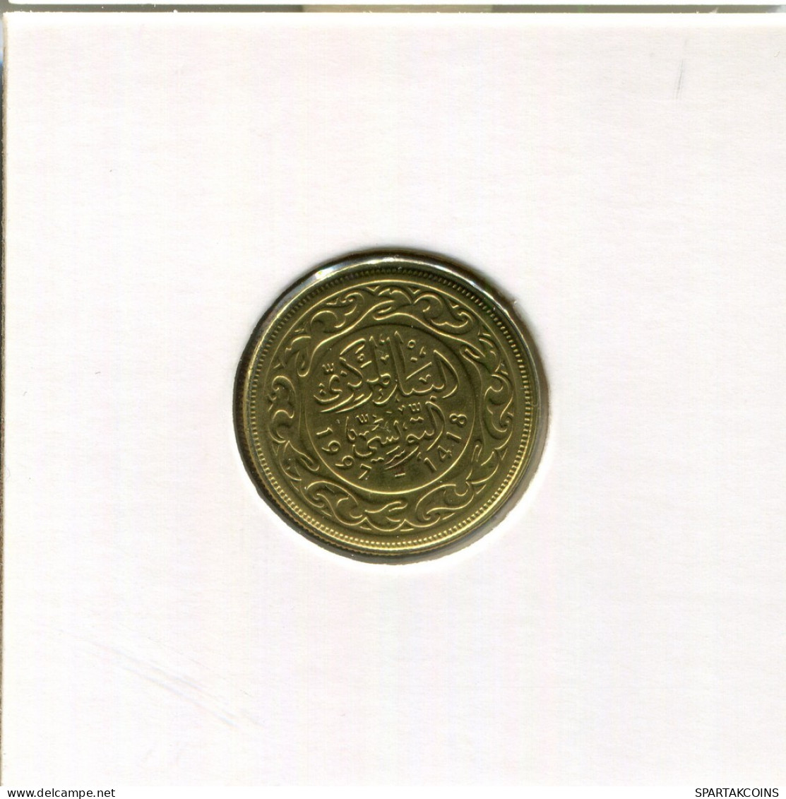 10 MILLIMES 1997 TUNISIA Coin #AP820.2.U.A - Tunesië