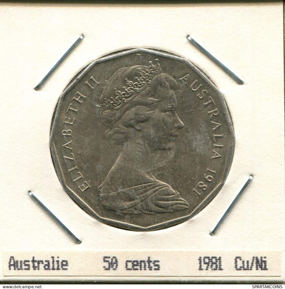 50 CENTS 1981 AUSTRALIA Coin #AS255.U.A - 50 Cents