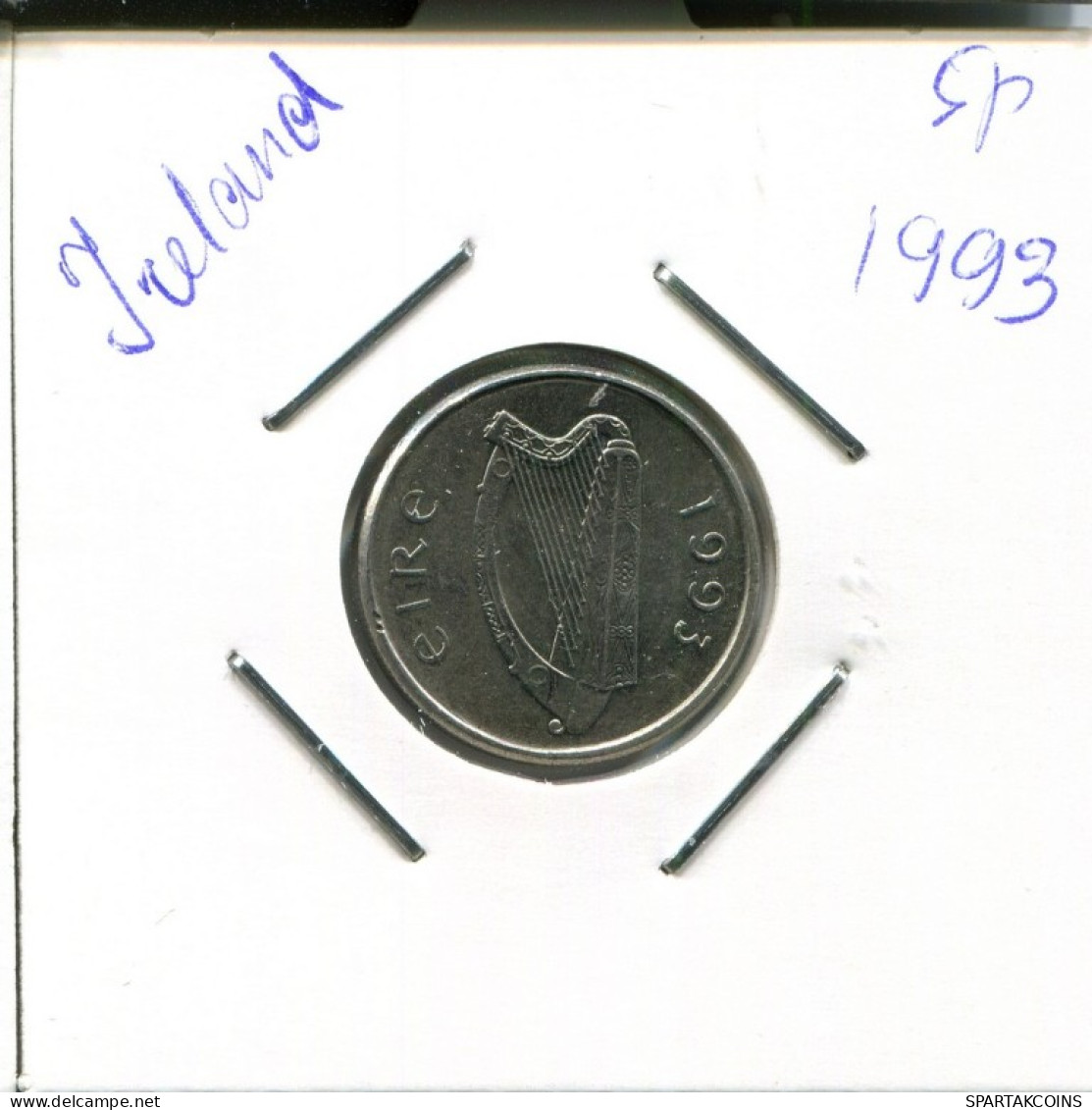 5 PENCE 1993 IRLANDA IRELAND Moneda #AN604.E.A - Ierland
