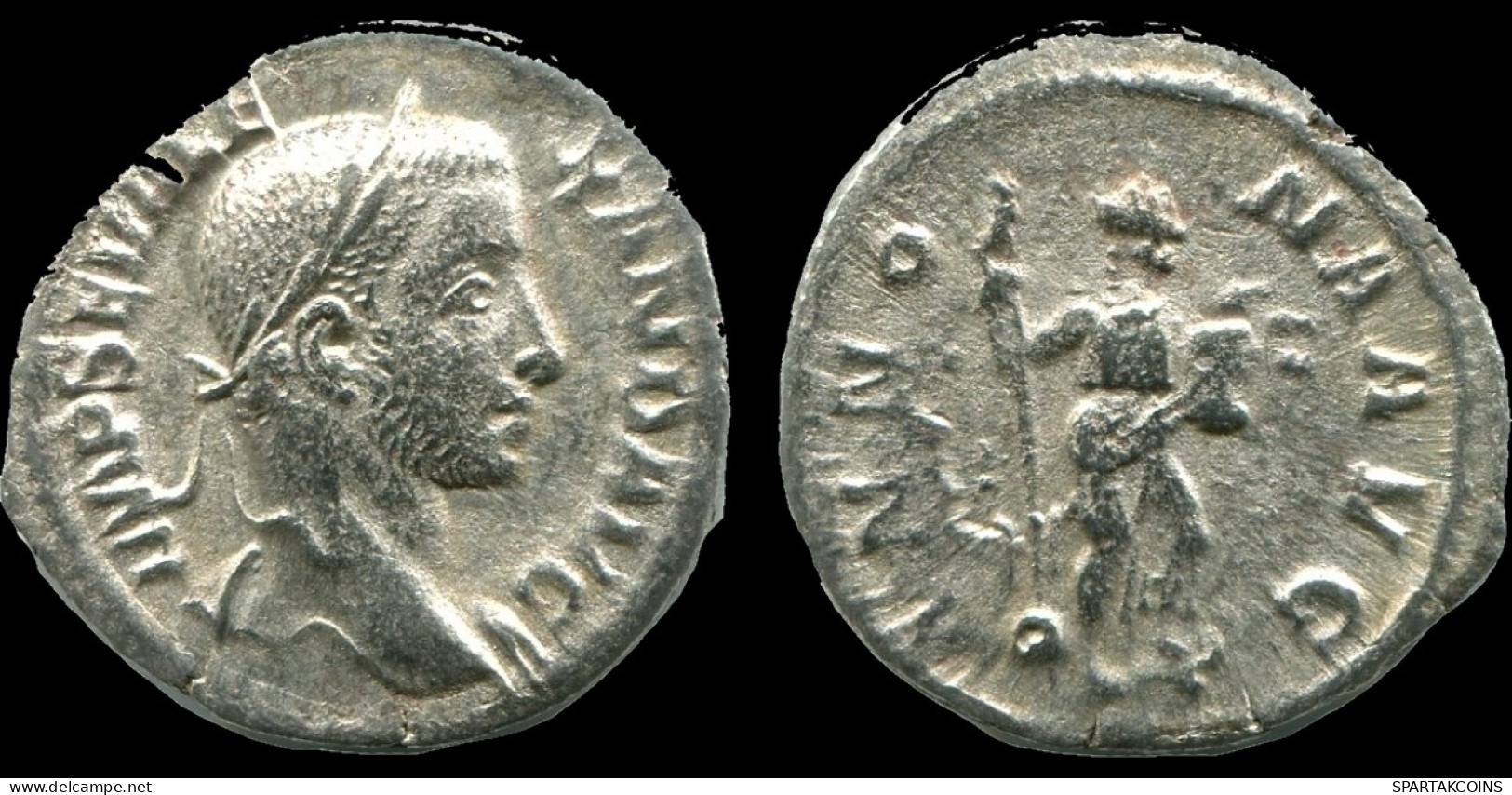 SEVERUS ALEXANDER 222-235 AD ANNONA STANDING #ANC12347.78.F.A - Die Severische Dynastie (193 / 235)