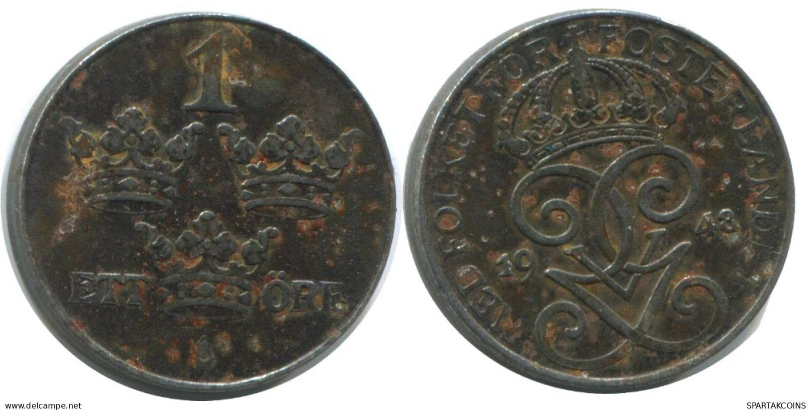 1 ORE 1948 SUECIA SWEDEN Moneda #AC550.2.E.A - Suède