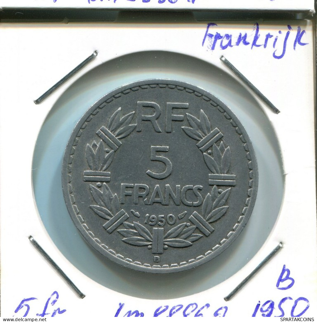 5 FRANCS 1950 FRANCE French Coin #AM375.U.A - 5 Francs