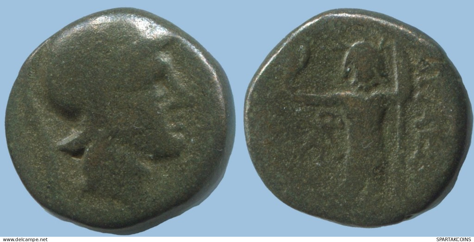 Auténtico ORIGINAL GRIEGO ANTIGUO Moneda 4.6g/16mm #AG089.12.E.A - Griechische Münzen