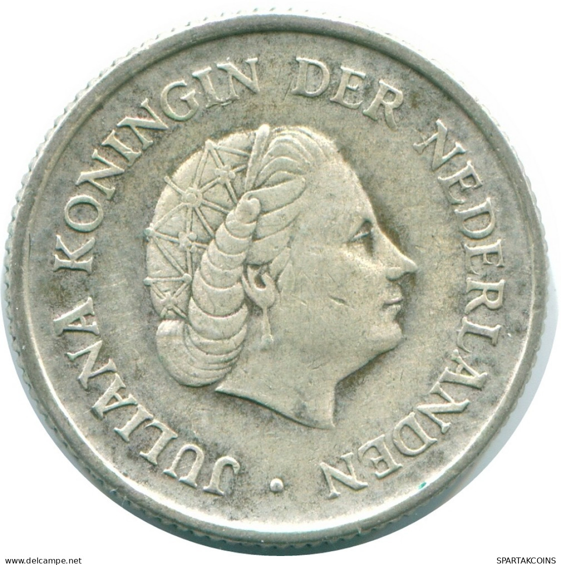 1/4 GULDEN 1965 ANTILLAS NEERLANDESAS PLATA Colonial Moneda #NL11379.4.E.A - Niederländische Antillen