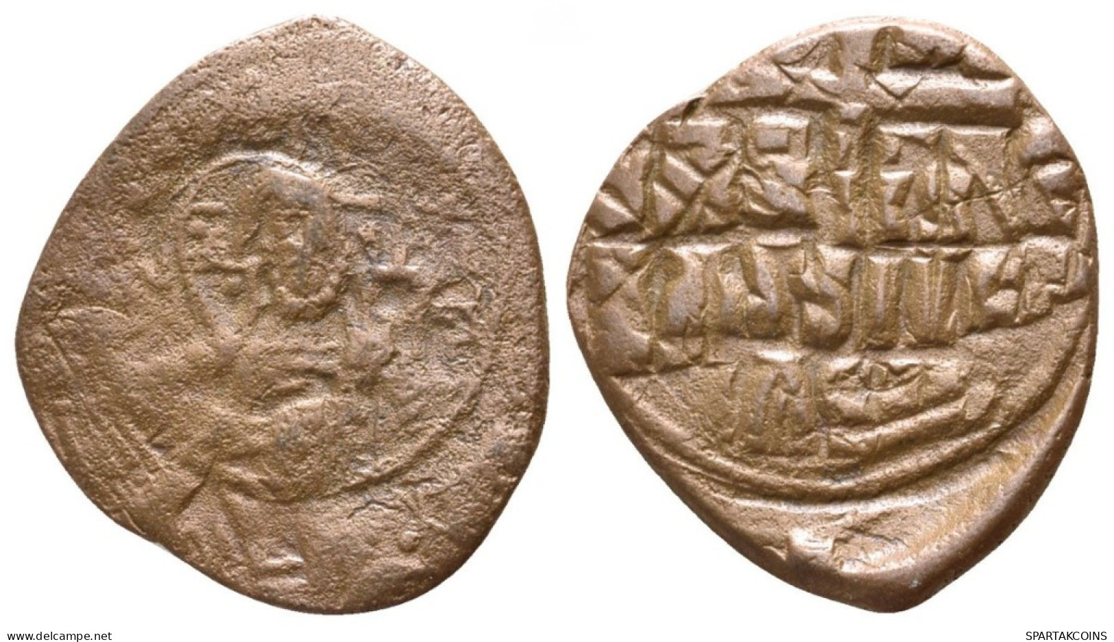 Anonymous Follis Christus Cross Kreuz 10.04g/32mm #ANT1260.5.U.A - Byzantinische Münzen